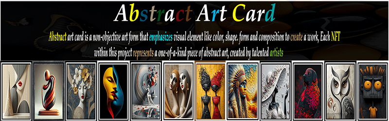 Abstract Art Card