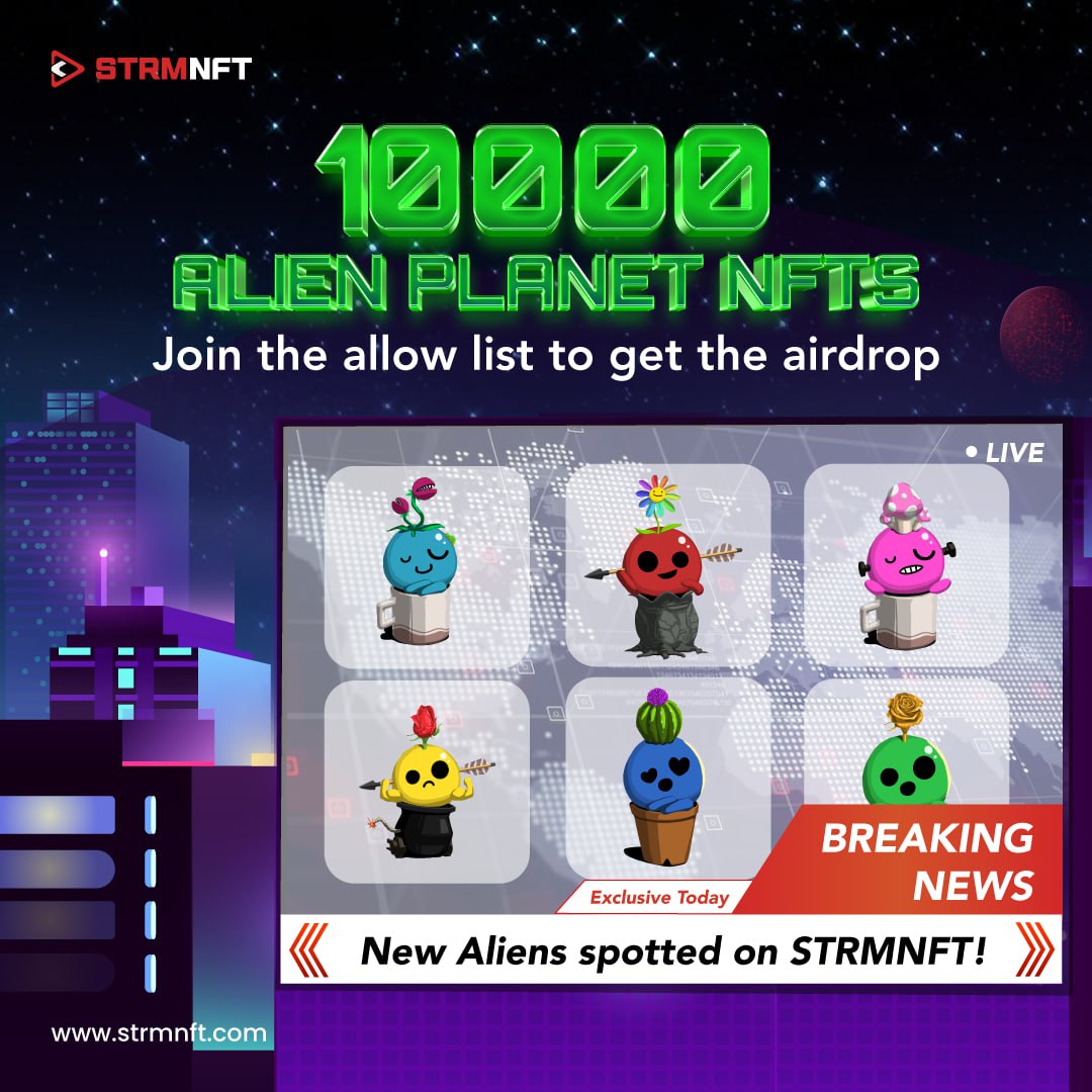 10,000 Alien Planet NFTs Airdrop