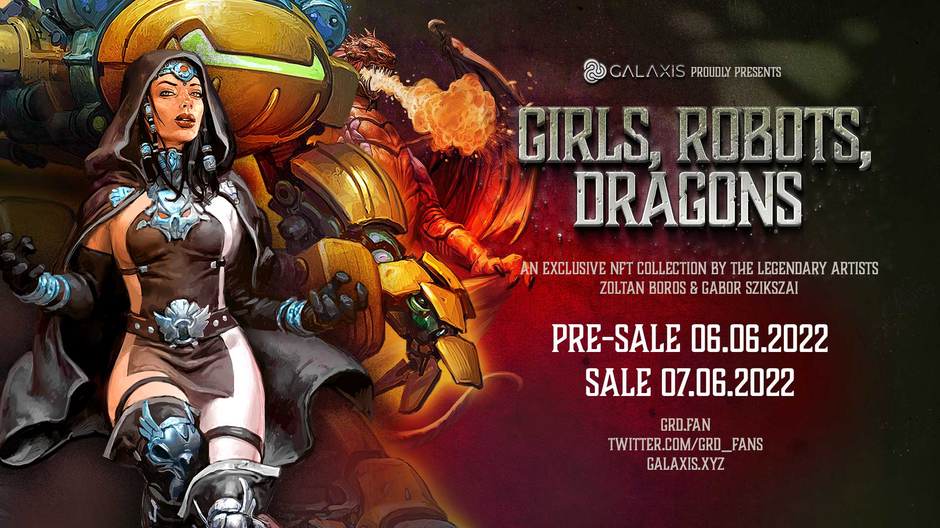 Girls Robots Dragons